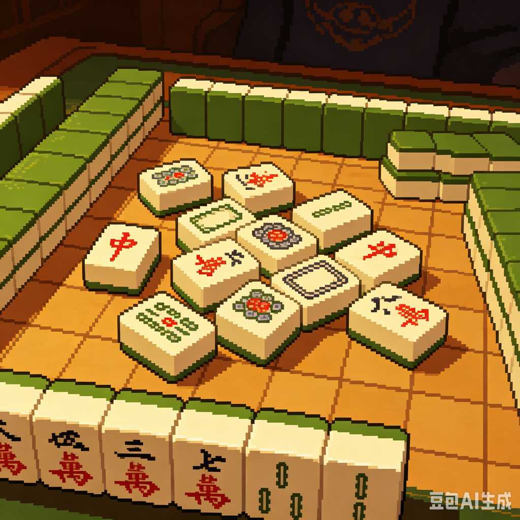 simple style mahjong set