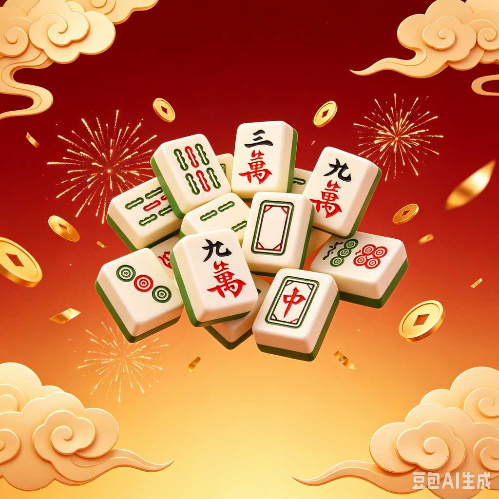 cute mini mahjong tiles set