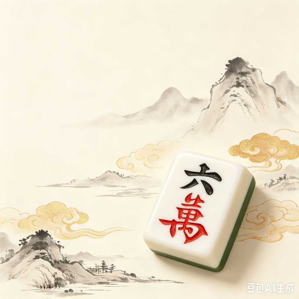 engraved texture mahjong tiles
