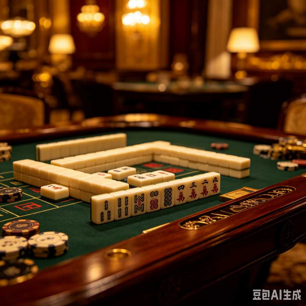 transparent mini mahjong set