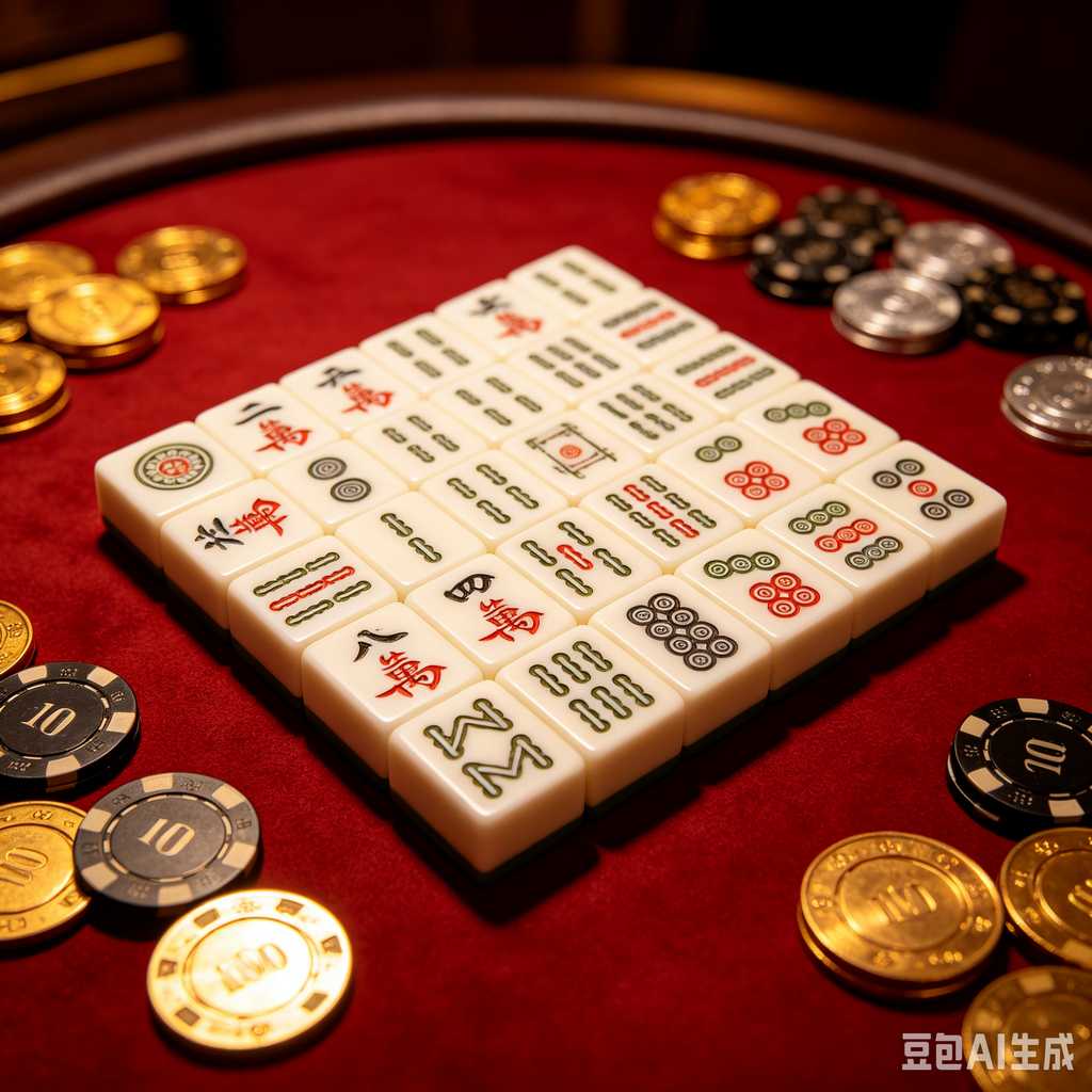 metallic finish mahjong set