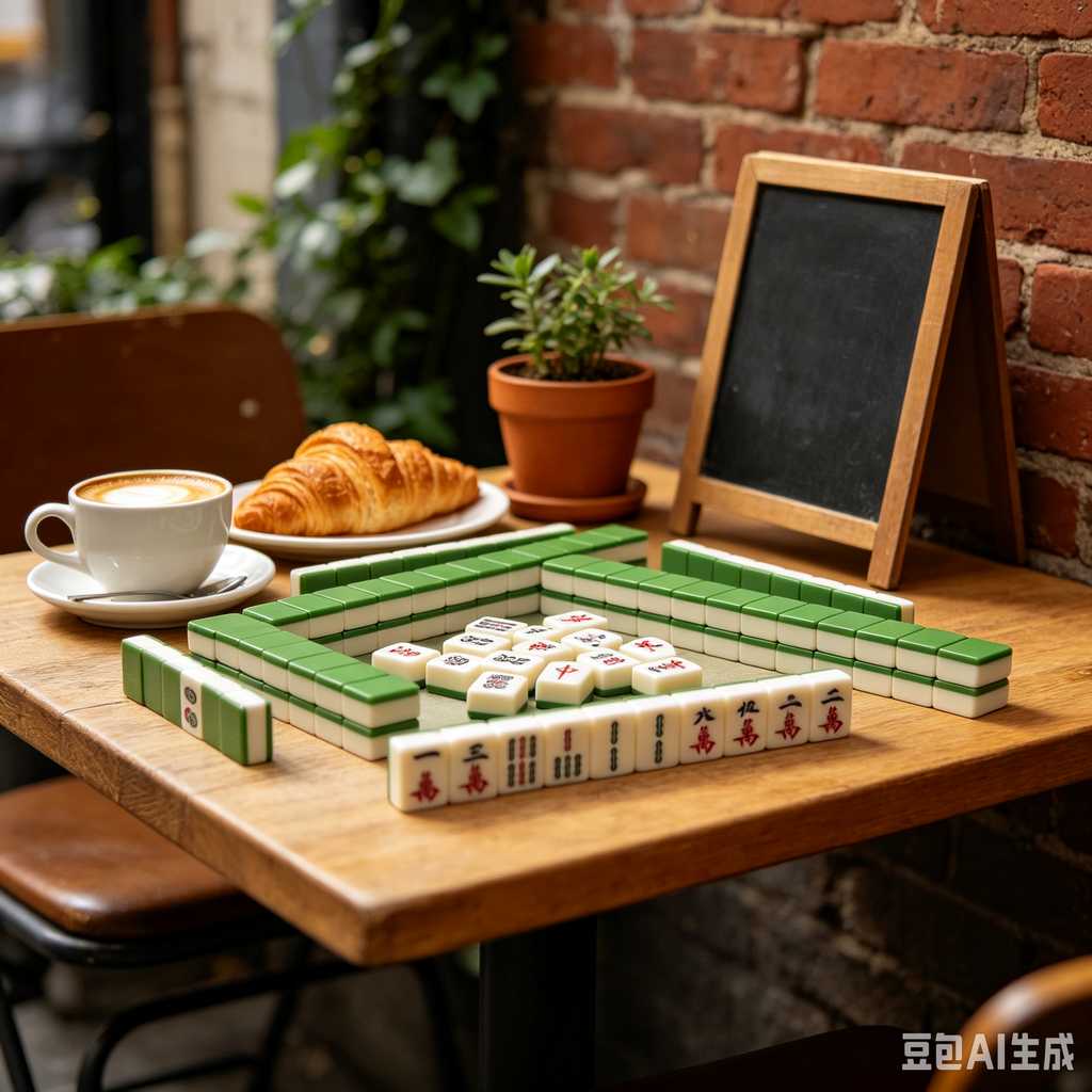 mah jongg set with carrying case